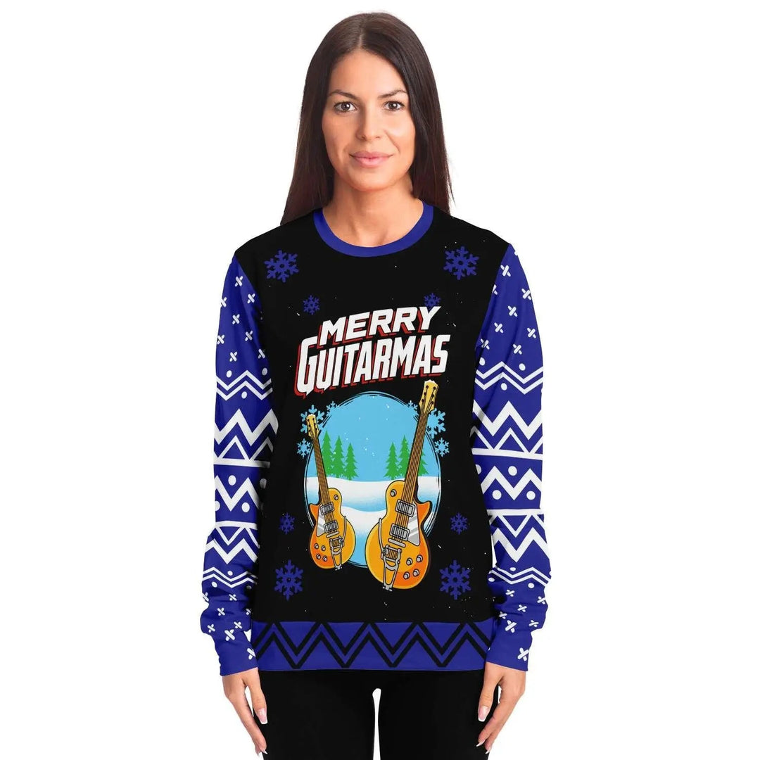 Merry Guitarmas Women Sweater - Mishastyle
