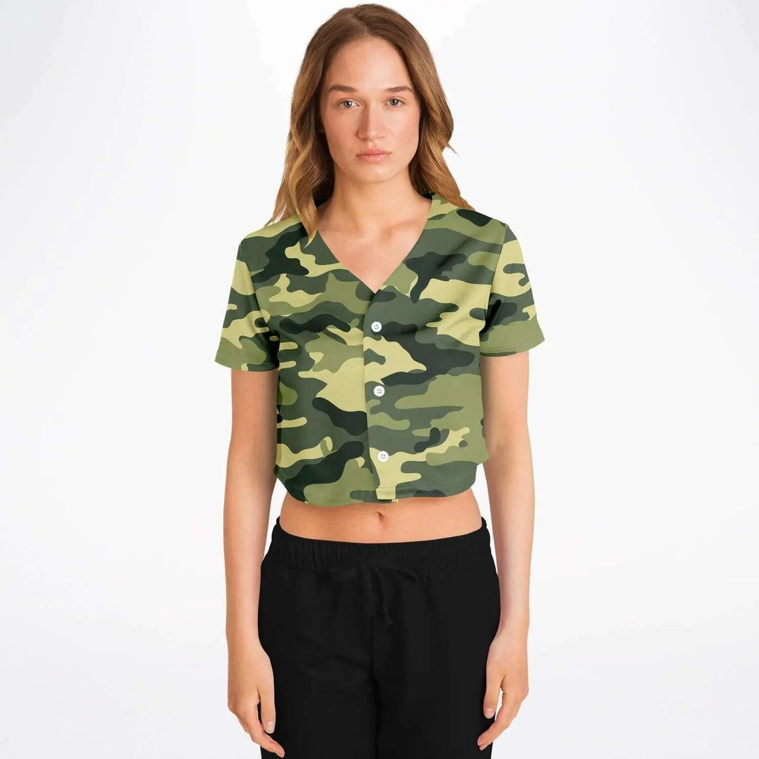 Misha Army Lady Crop Shirt - Mishastyle