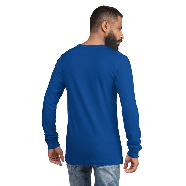 MISHA Men Long Sleeve Sweater - Blue - Mishastyle