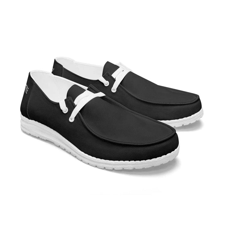 Misha Men Trendy Canvas Lace-up Loafers - Mishastyle