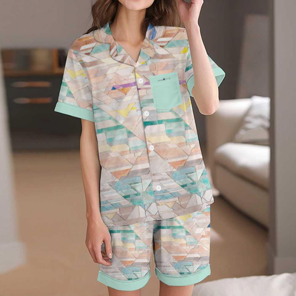 Misha Women Pajamas Set - Colorful - Mishastyle
