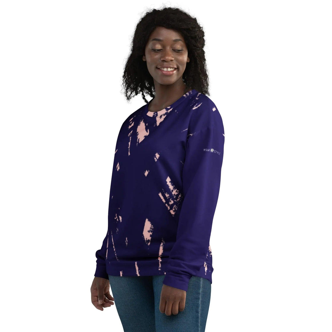 MISHA Women Stylish Sweatshirt - Royal Purple - Mishastyle