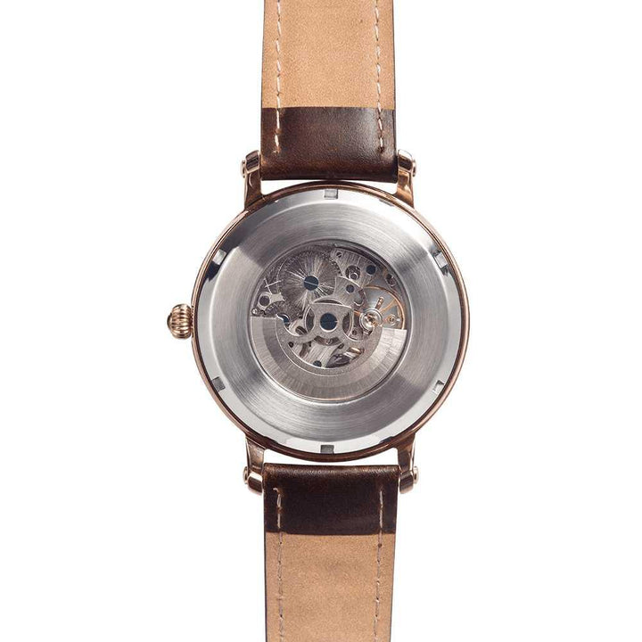 MISHASTYLE Genuine Leather Strap Water-resistant Rose Gold - Mishastyle