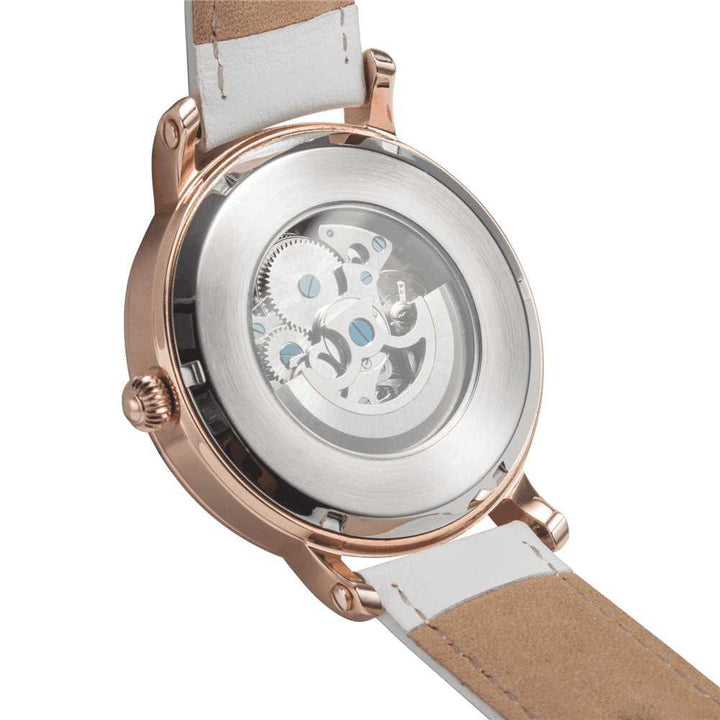 MISHASTYLE Genuine Leather Strap Water-resistant Rose Gold - Mishastyle
