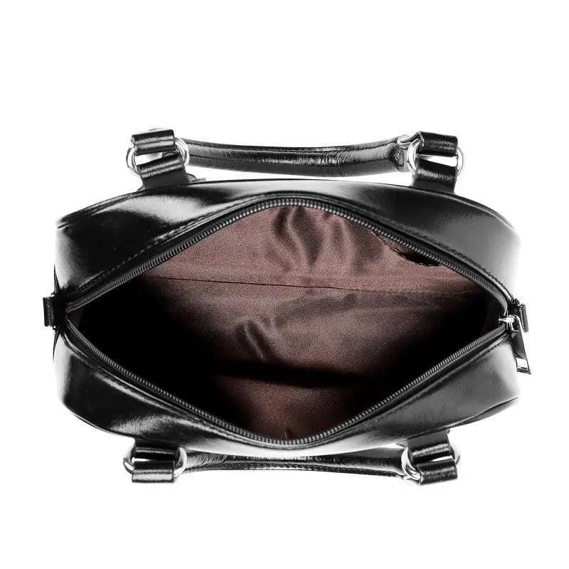 MISHASTYLE Leather Saddle Bag - Mishastyle
