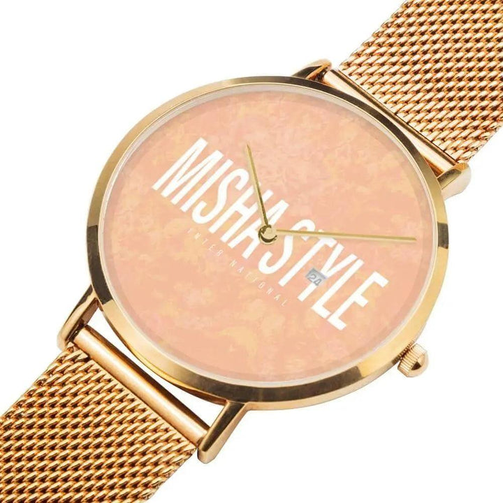 MISHASTYLE Rose Gold style luxury watch - Mishastyle