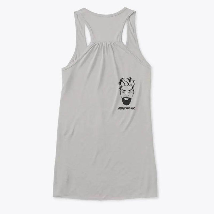 MISHASTYLE To Hassan Bar Bar Tank in Light Gray - Mishastyle