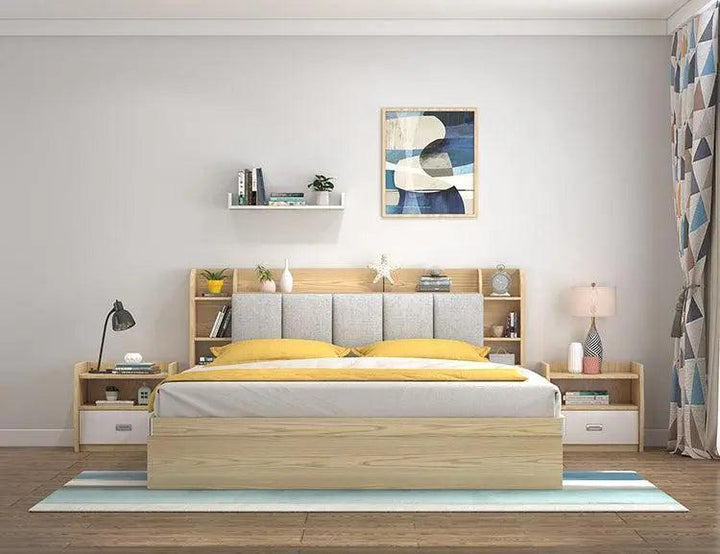 Modern Bedroom Soft Storage Bed - Mishastyle