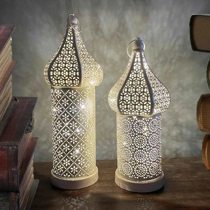 Morocco White Lamp Decoration - Mishastyle
