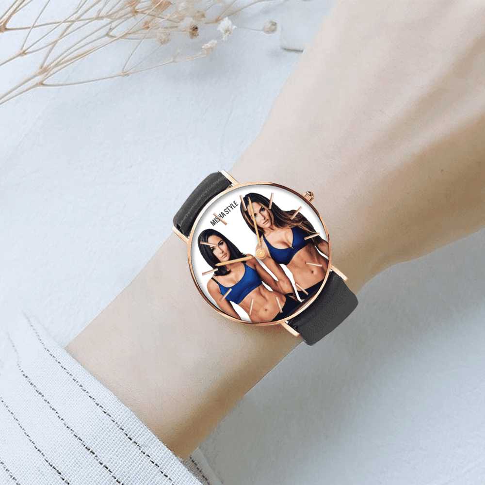 Premium Gift Box Women’s Pointers Leather Quartz Watch