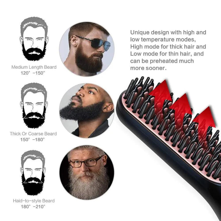 Professional Beard Straightener Brush - Mishastyle