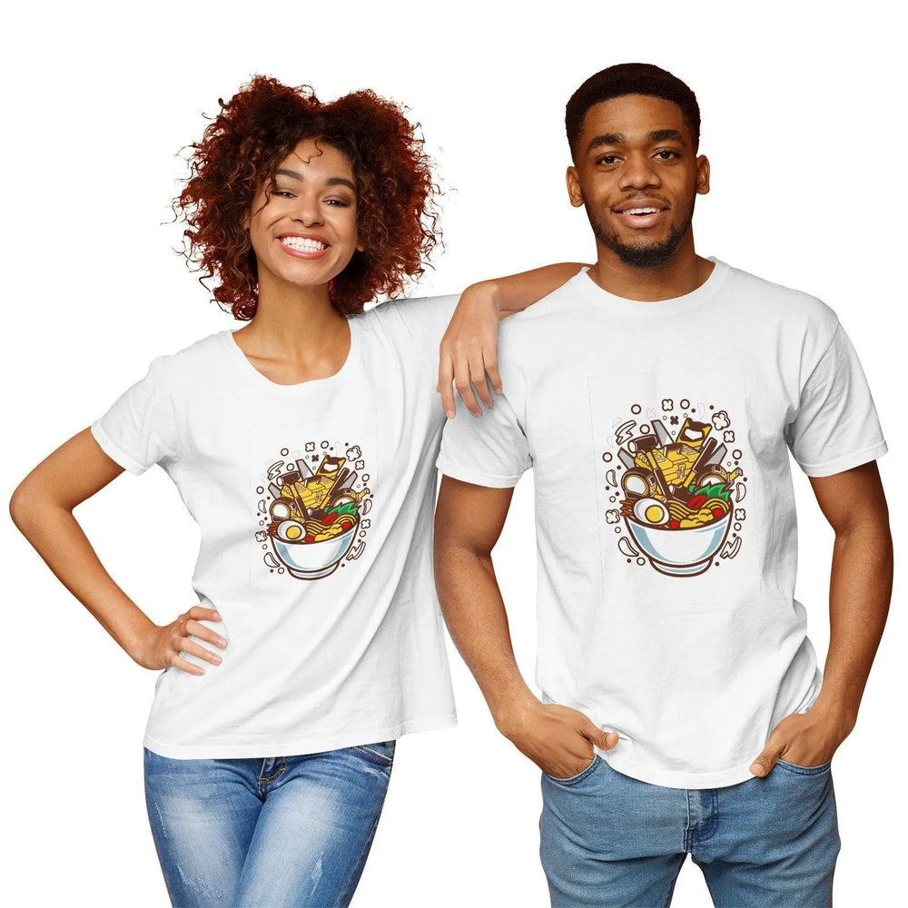 Ramen Couple's Pima Cotton T-shirt - Mishastyle