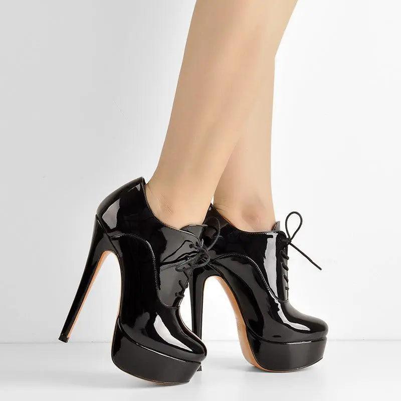 Sexy High Heels Ankle Booties - Mishastyle