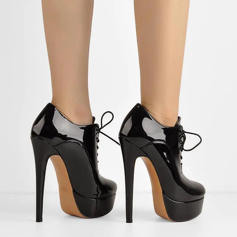 Sexy High Heels Ankle Booties - Mishastyle