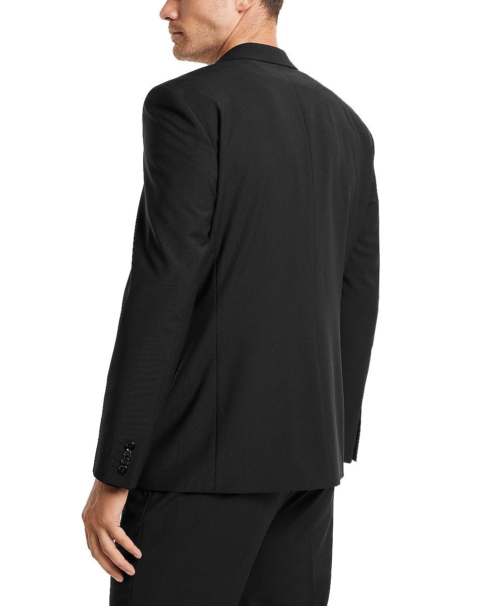 Slim Black Modern Tech Suit Jacket - Mishastyle