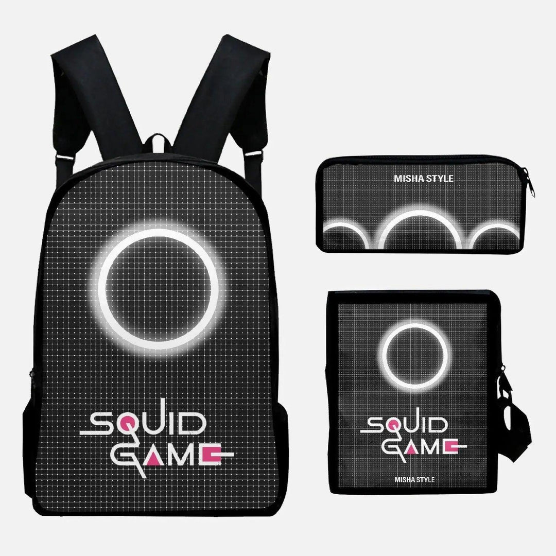 Squid Game Oxford Bags Set 3pcs - Mishastyle