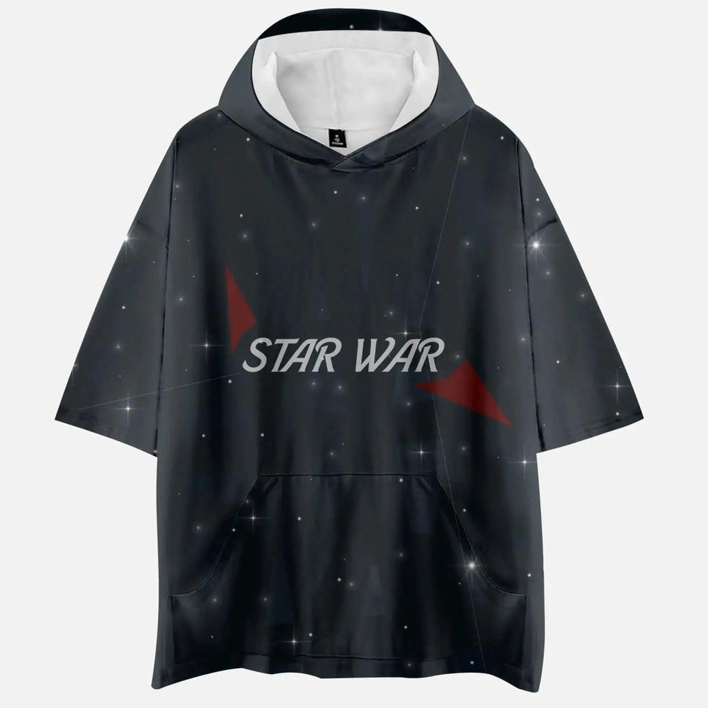 Star War Short Sleeve Hoodie T-Shirts - Mishastyle