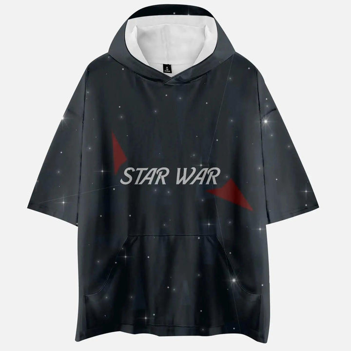 Star War Short Sleeve Hoodie T-Shirts - Mishastyle