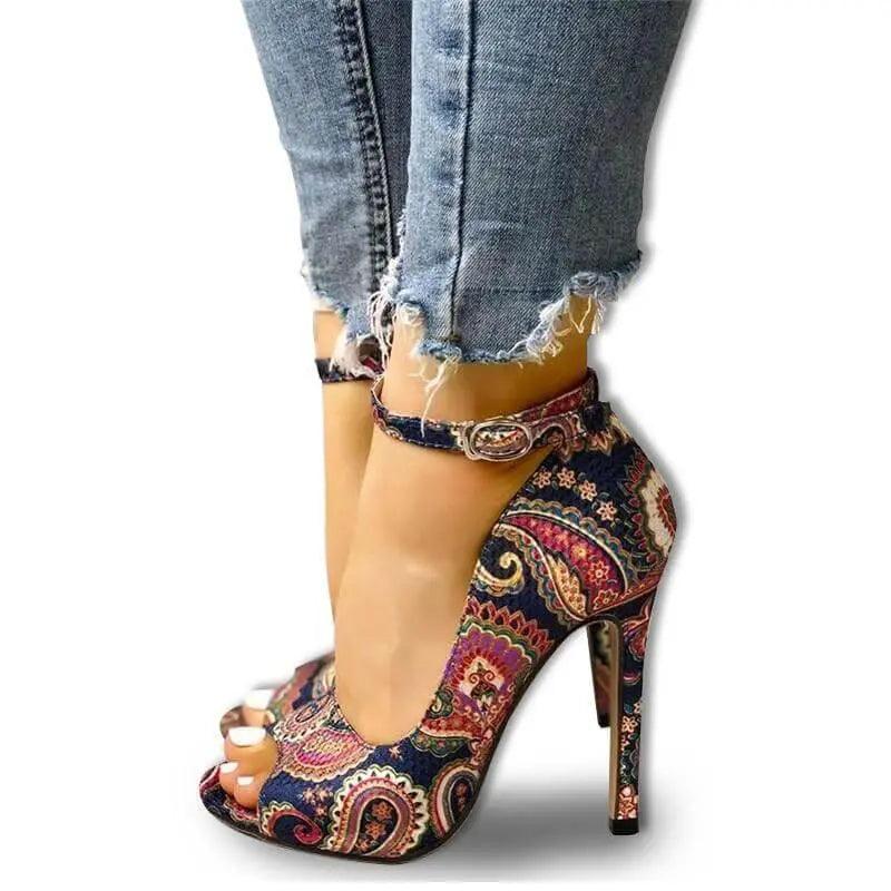 Super Peep Toe Sexy Sandal High heels - Mishastyle