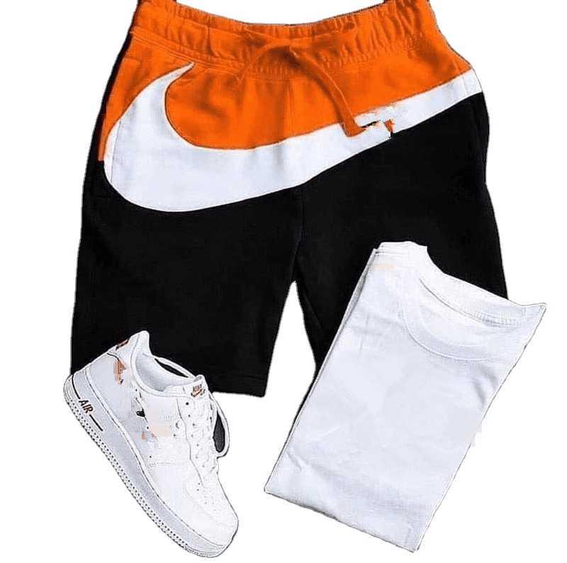 Top Bottom Slim Men Sport Outfit - Mishastyle