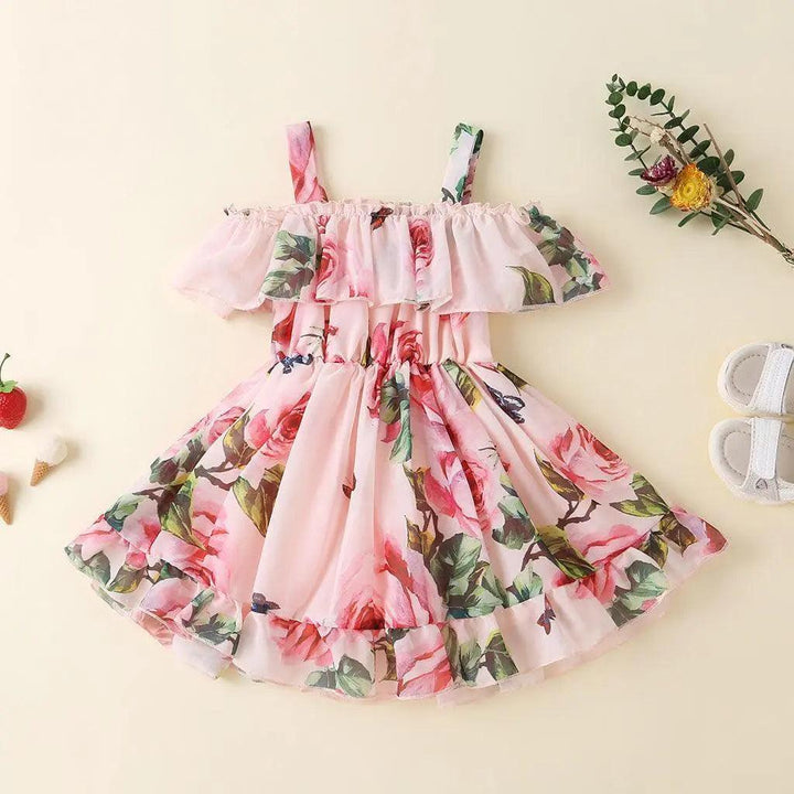 Vintage Floral French Baby Girl Dress - Mishastyle
