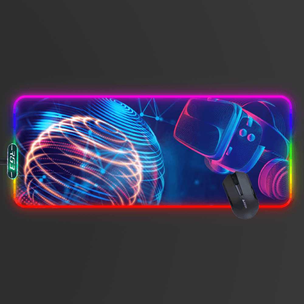 Water Proof Rubber Anti-Slip LED Gaming Mouse Pad - Mishastyle
