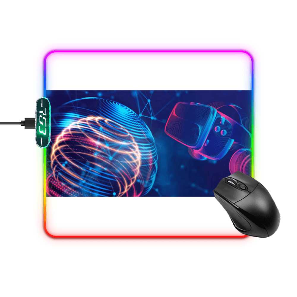 Water Proof Rubber Anti-Slip LED Gaming Mouse Pad - Mishastyle