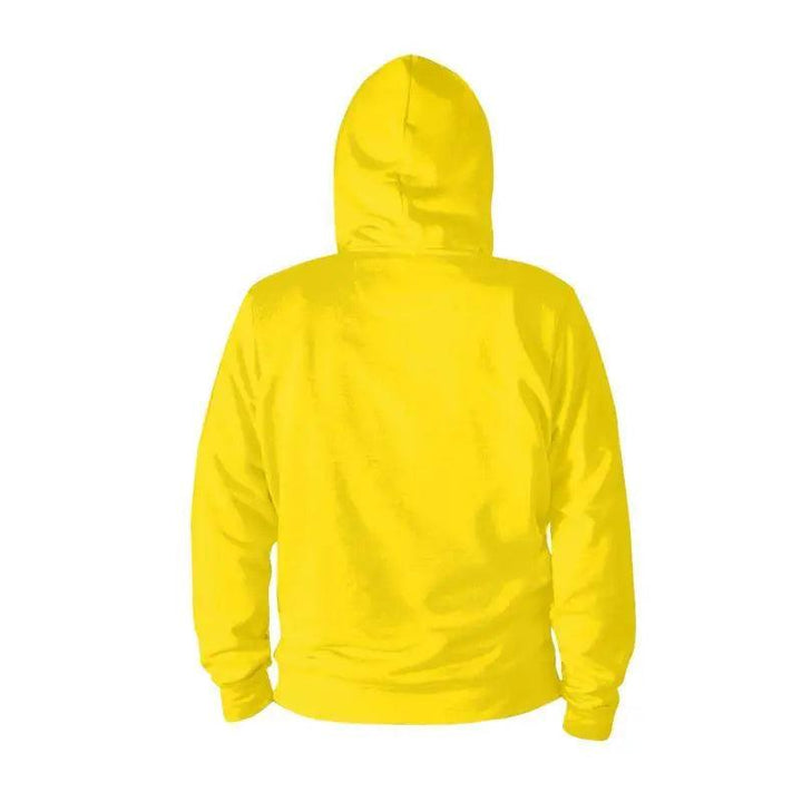 zipper Friendly Hoodie - Yellow - Mishastyle